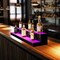 Acrylic LED Liquor Bottle Shelf with Remote App Control, Multi-Color Lights